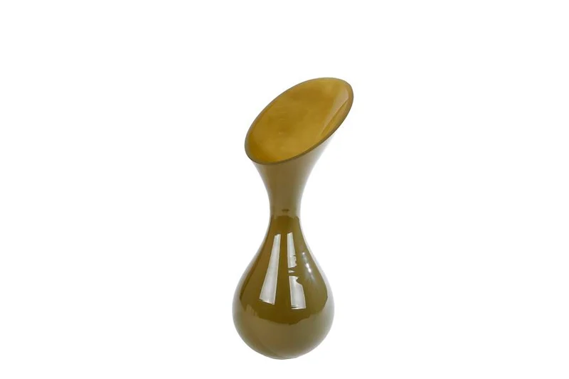 Vaas "Lilli" S groen glas 14x14x34cm