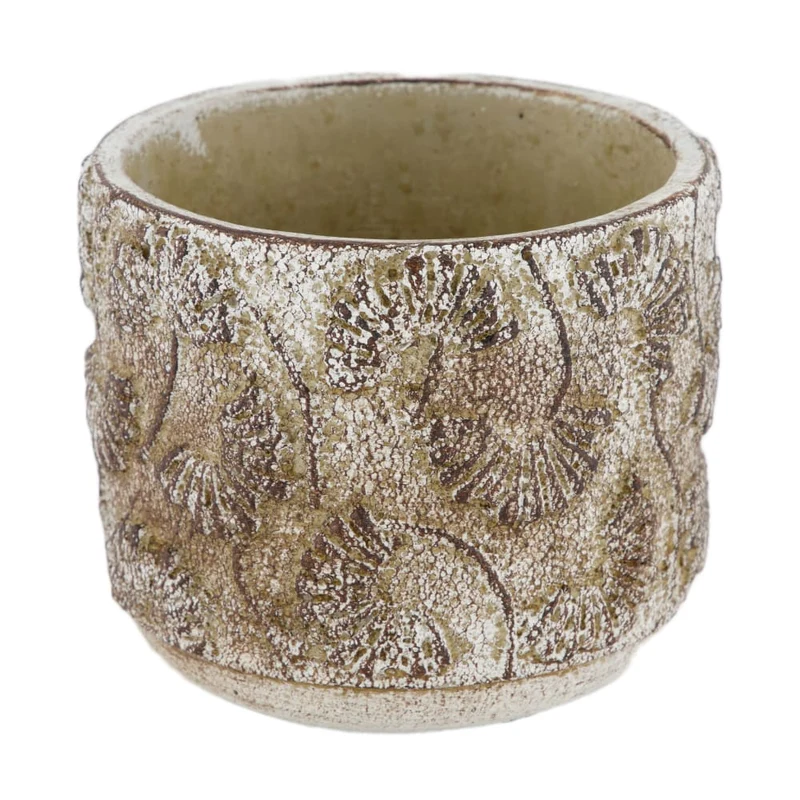 Planter cement 13.5x13.5x11.5cm Antique Grey