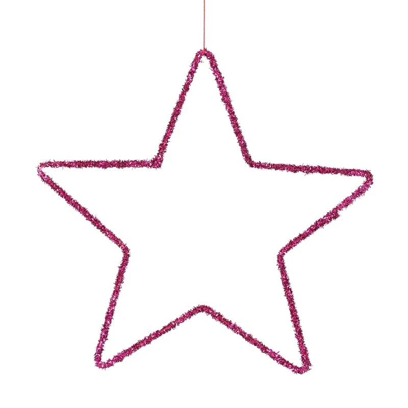 Ster hangend fuchsia - d40cm
