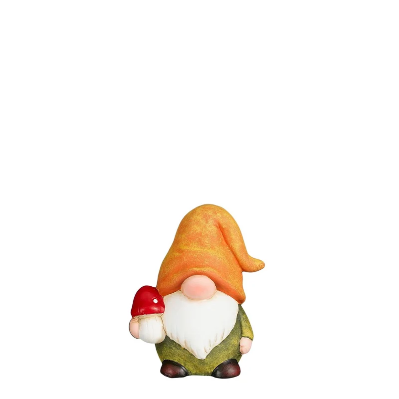Decoratie gnoom geel - l11xb8xh14cm