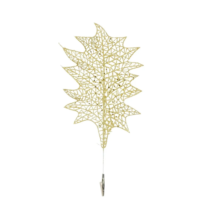 Clip hulst goud - l37xb19xh2cm