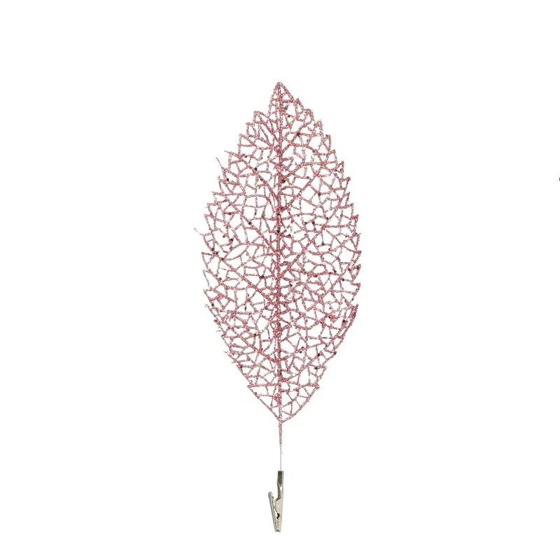 Clip blad l.roze - l36xb14xh2cm