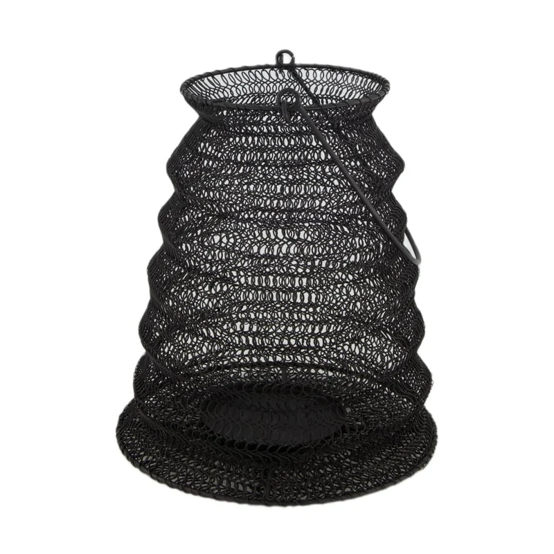 Lantern metal with handle 20.5x20.5x24.5cm Black