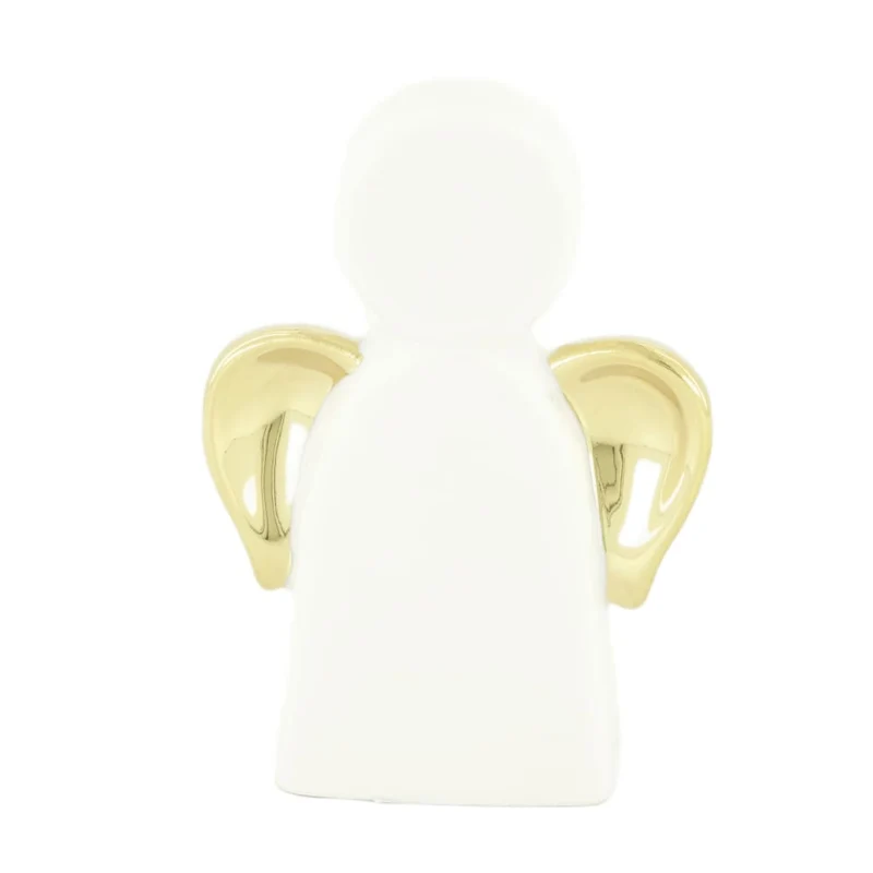 Angel ceramic 8.2x3.5x11.5cm White/Gold