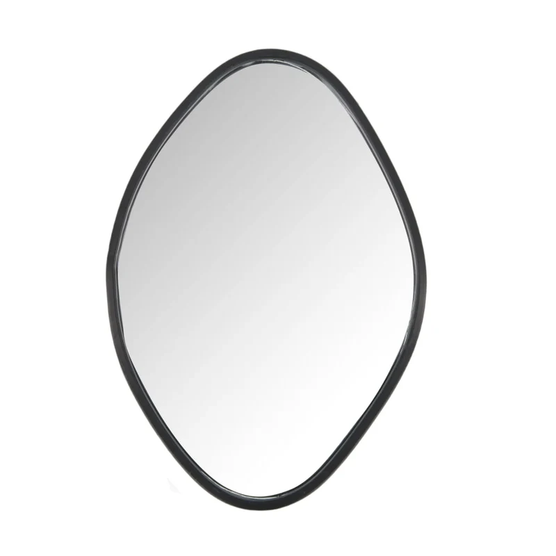 Mirror metal 34x2x23.5cm Black