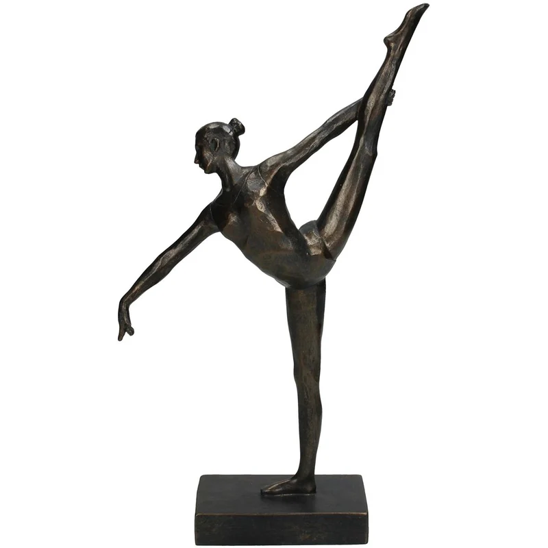 Ornament Ballerina Polyresin Bronze 17.1x7.6x32.4cm