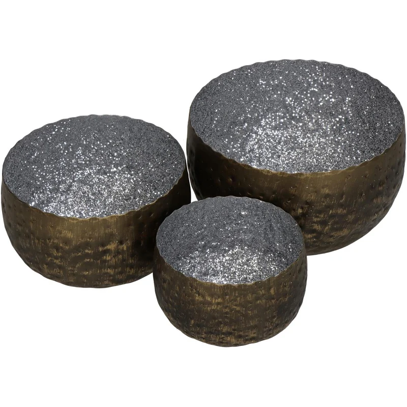 Candle Holder Iron Silver 12x12x7cmS/3