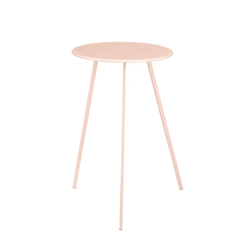 Seatle bijzettafel l.roze - h58xd38cm