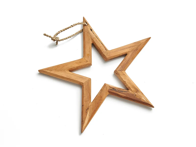 Teak star 50cm
