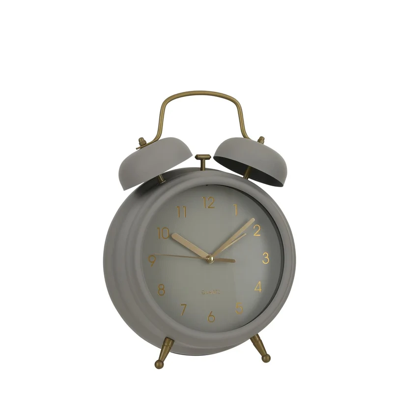 Buzz klok grijs - l19,5xb8xh27cm