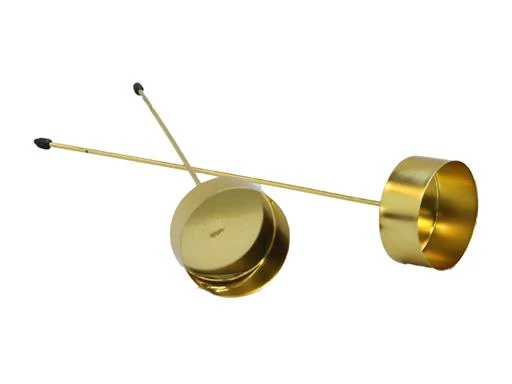 pb. 10 tealight cups/pick gold 42 mm/20 cm