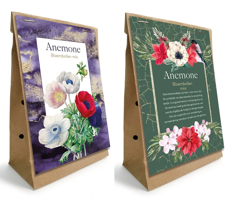 Anemone bloembollenmix BB Eco - Kadotasje - 2 assortie