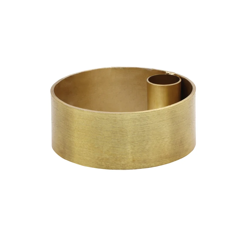 Candle Holder Metal Steg D10 H4cm Gold