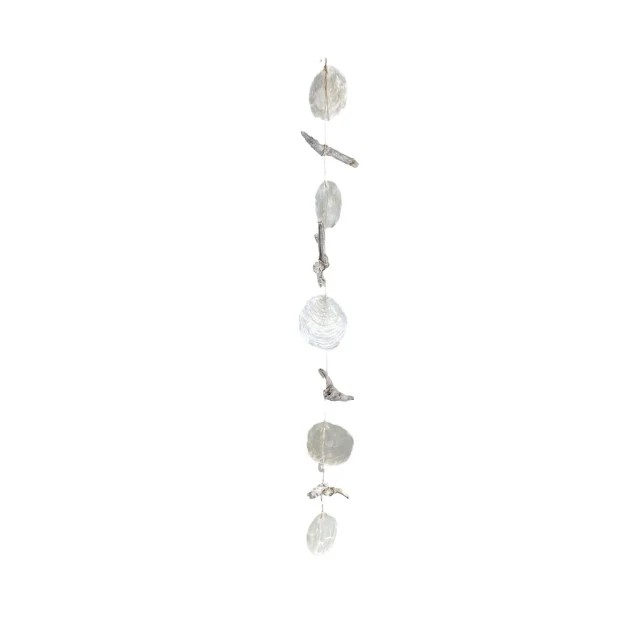 Garland capiz driftwood 6x1x100cm Natural