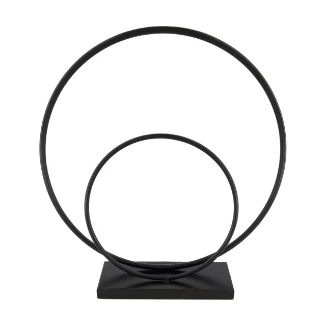Flower base metal 41x10x43.5cm Black