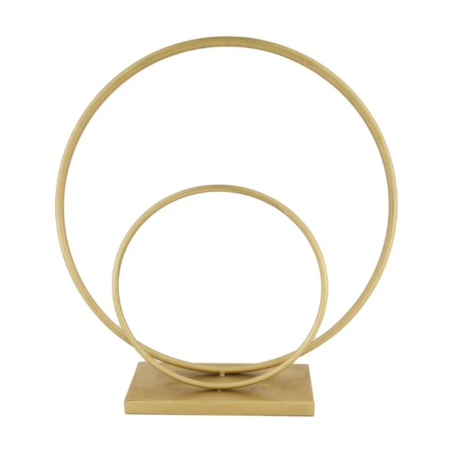 Flower base metal 41x10x43.5cm Gold