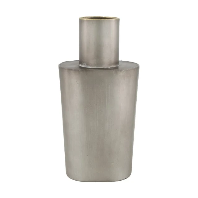 Bottle metal 14x9x28.5cm Antique Silver