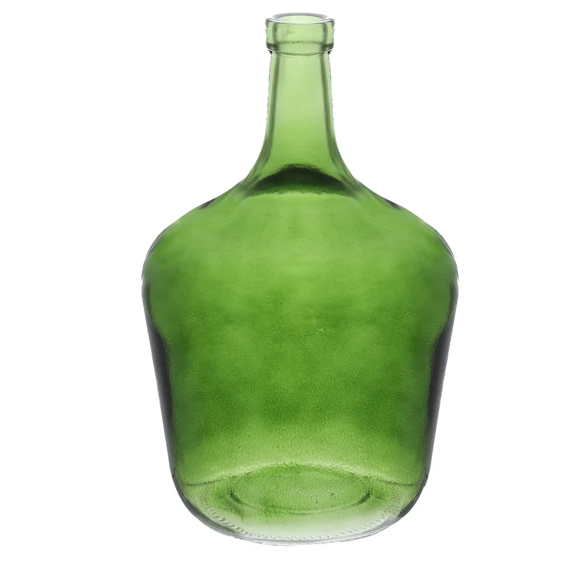 Fles glas ''Dame jeanne'' 2L Vert Olive (h)24x(d)16cm