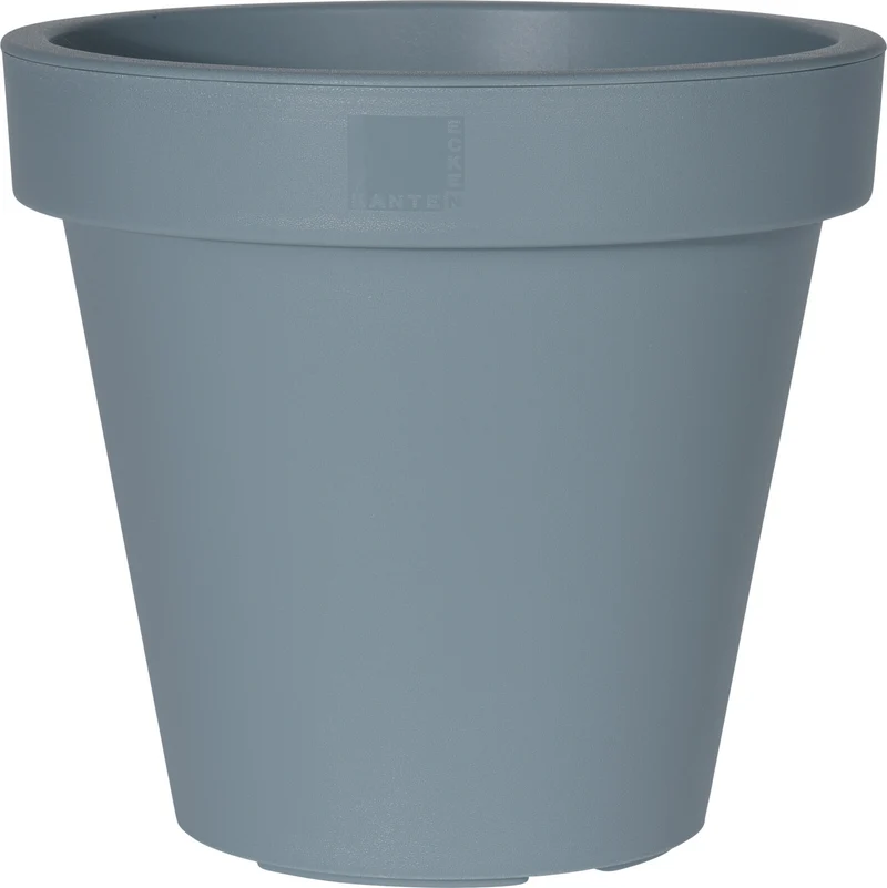 BLOEMPOT EK ROND DIA 25CM BLAUW