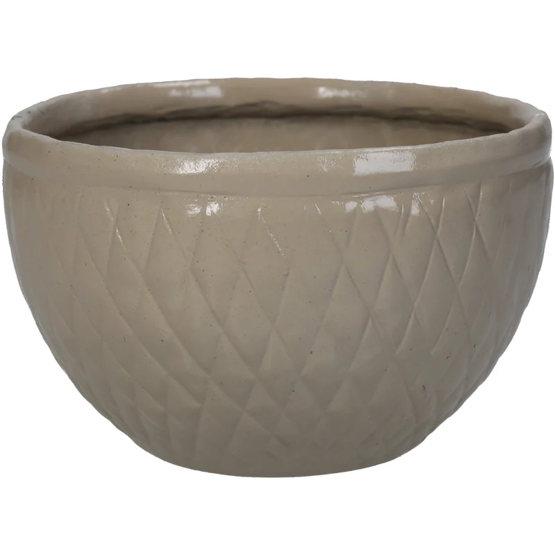 Planter Aluminium Ivory 11.5x11.5x8cm