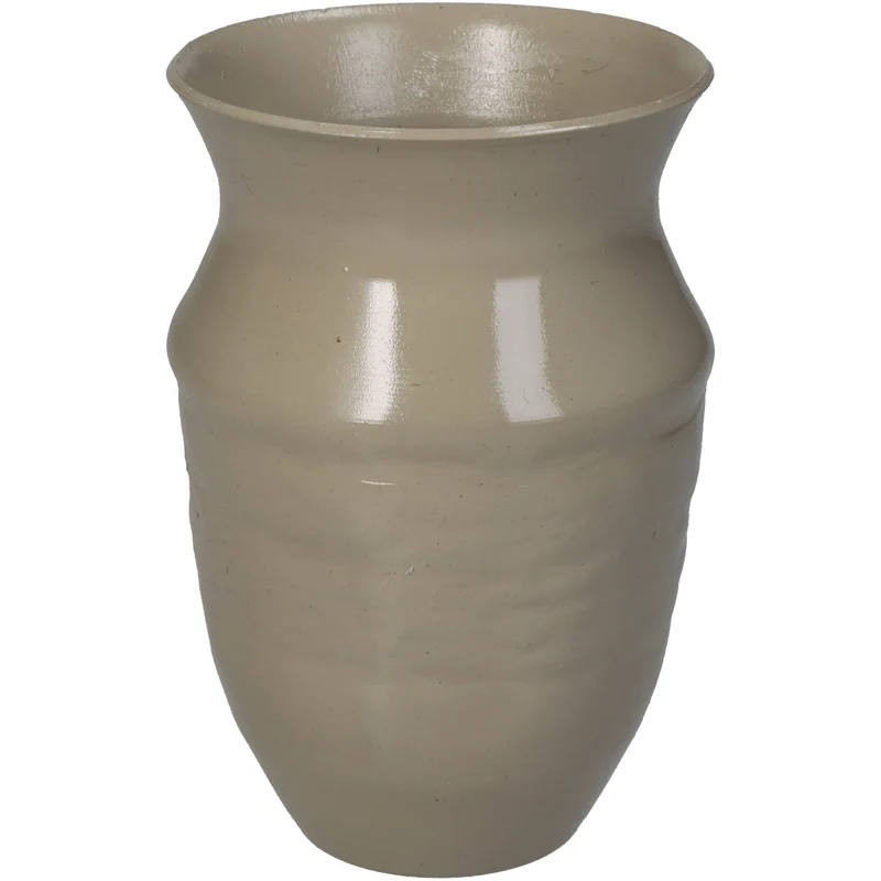 Vase Aluminium Ivory 7.5x7.5x11.5cm