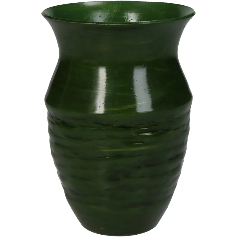 Vase Aluminium Green 7.5x7.5x11.5cm