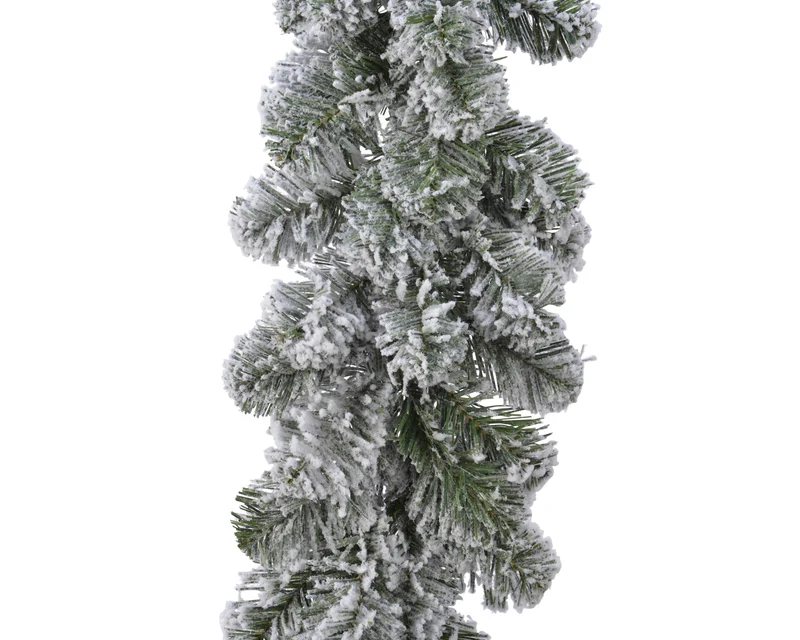 Imperial garland snowy indoor green/white dia30 L270 cm