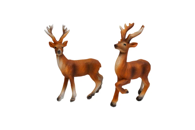 RENDIER POLY NATUREL 11X6X15 CM - 2 ASSORTIE