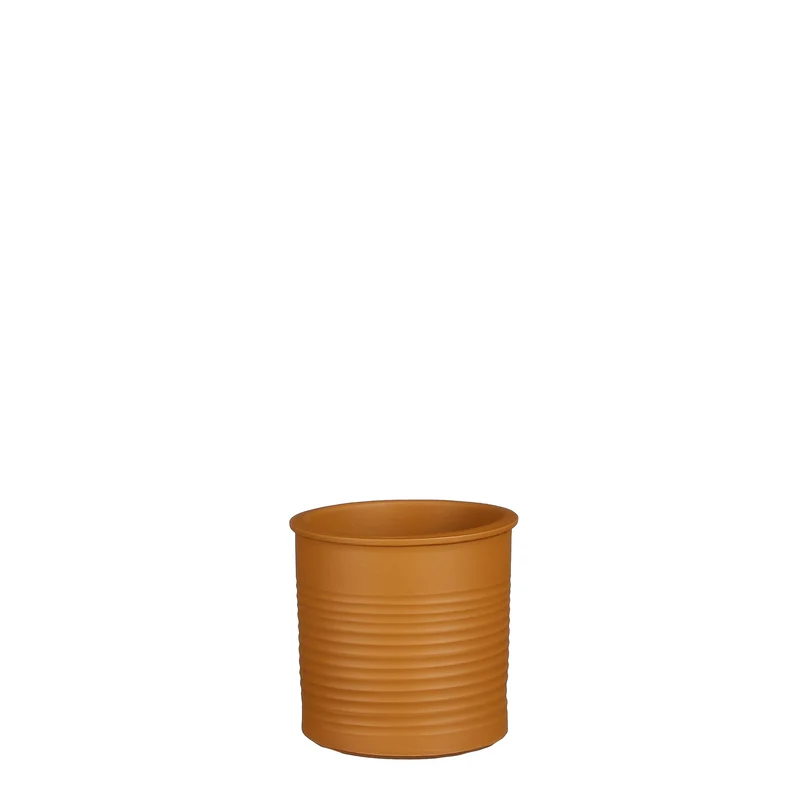 Momo pot cilinder l.bruin - h14xd14cm