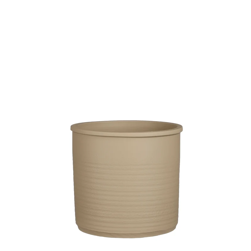 Momo pot cilinder taupe - h21xd23cm