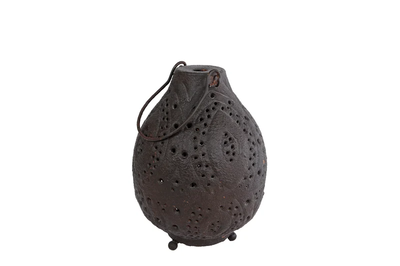 Lantaarn "Bohemien" tealight S antiek metaal 15x15x21cm