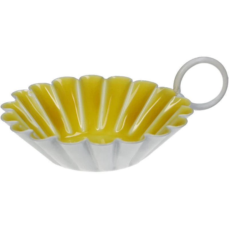 Bowl Metal Yellow 12x10x4cm