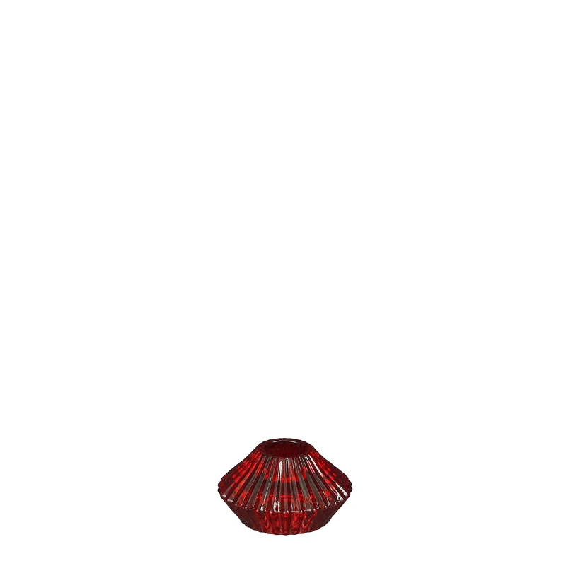 Eloise theelicht houder d.rood - h4xd7cm