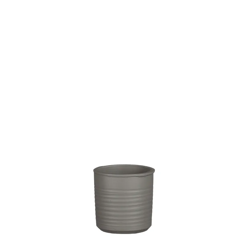 Momo pot cilinder l.grijs - h12xd12cm