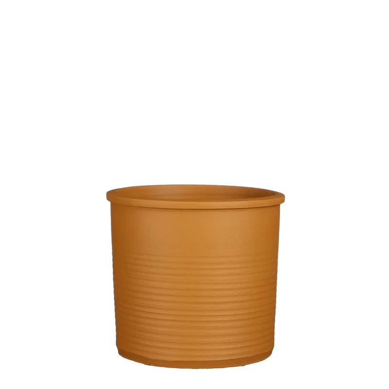 Momo pot cilinder l.bruin - h21xd23cm