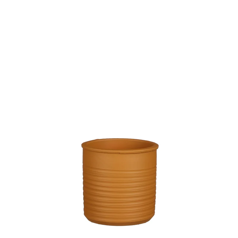 Momo pot cilinder l.bruin - h16xd16cm