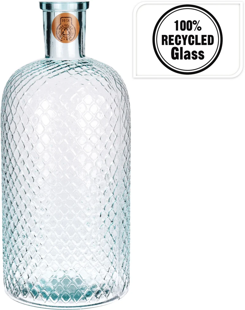 VAAS GLAS RECYCLED 8L D19 H42CM