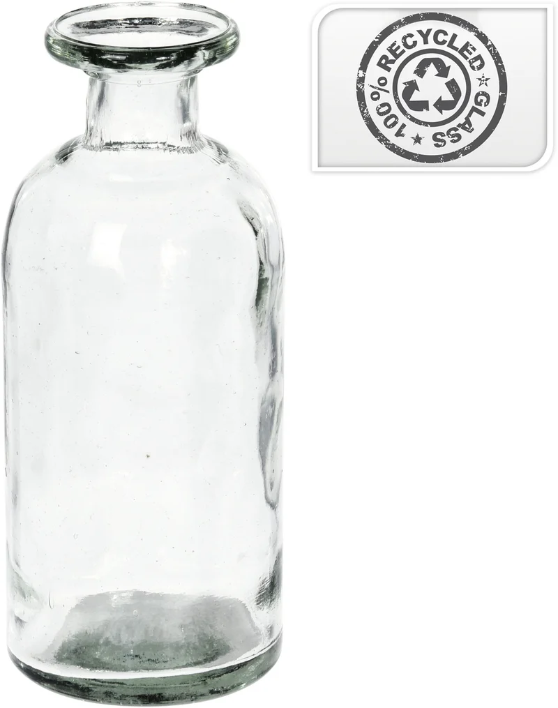 FLES 700ML RECYCLED GLAS D9 H20CM