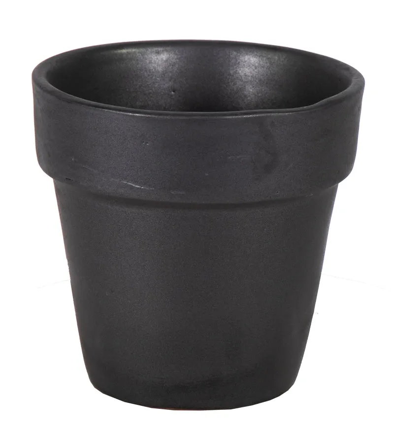 Grace Basic Pot Matt Black D15H15
