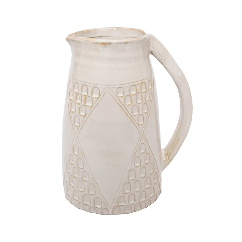 Vase Kuygen Ceramic 18x14x26cm Ivory