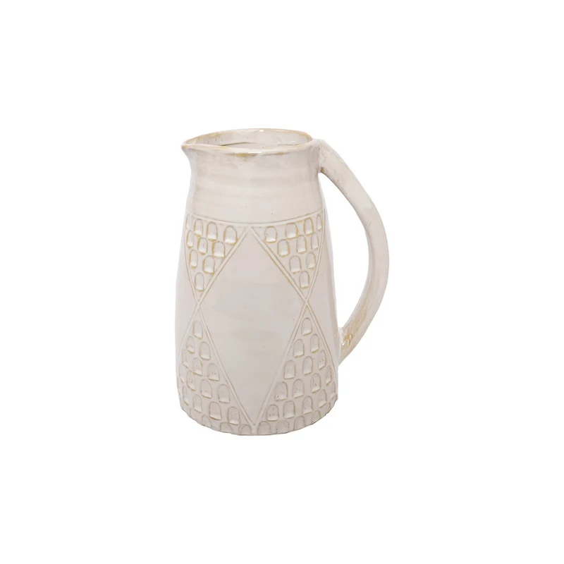 Vase Kuygen Ceramic 16x12x18cm Ivory