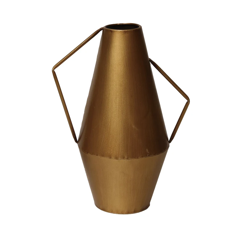 Vase Cadiz Metal 23x16x31cm Antique Gold