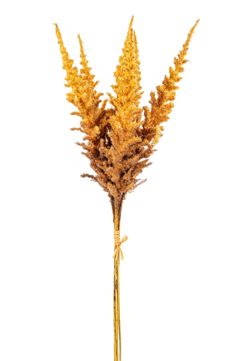 FLOCKING ASTILBE BOUQUET YELLOW