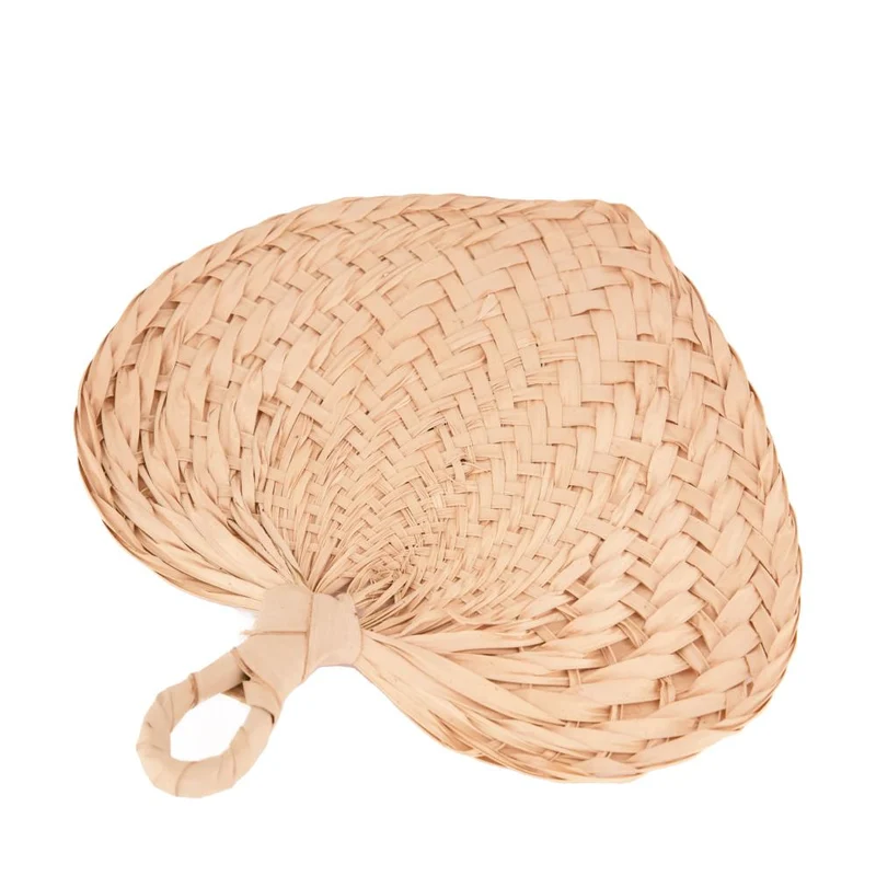 Fan palm leaf 27x27cm Natural