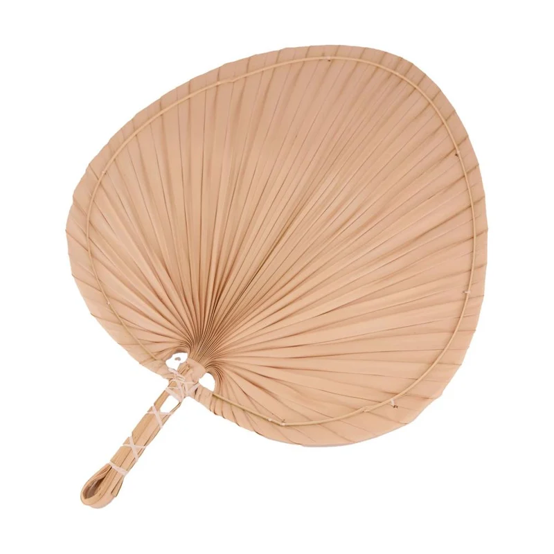 Fan palm leaf L 56.5x45cm Natural