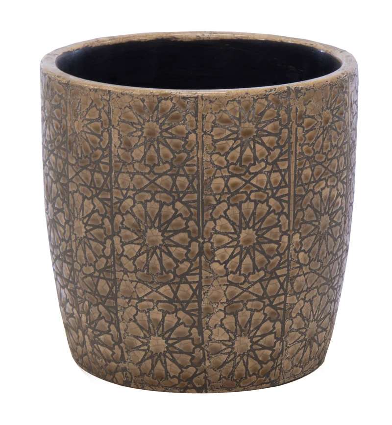 Shine Flower Egg Coffee D11H9cm