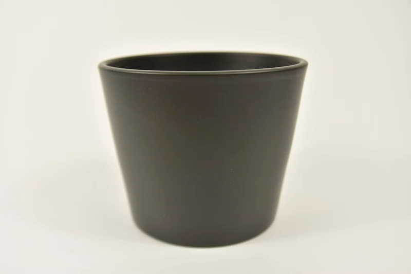Konische pot antraciet mat 13 cm serie 440
