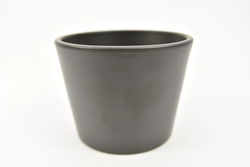 Konische pot antraciet mat 10 cm serie 440