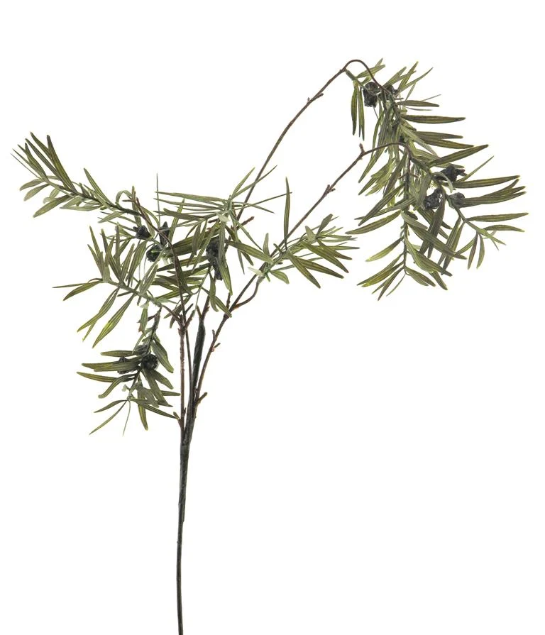 Fern spray autumn grey/brown 93cm