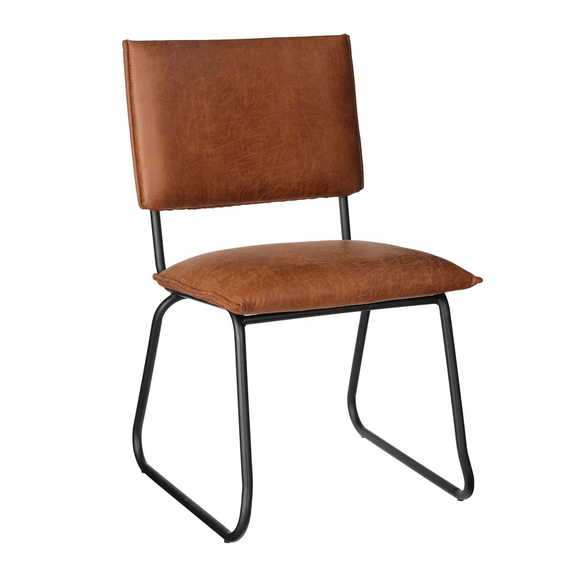 Caro stoel lichtbruin - l56xb52xh84cm